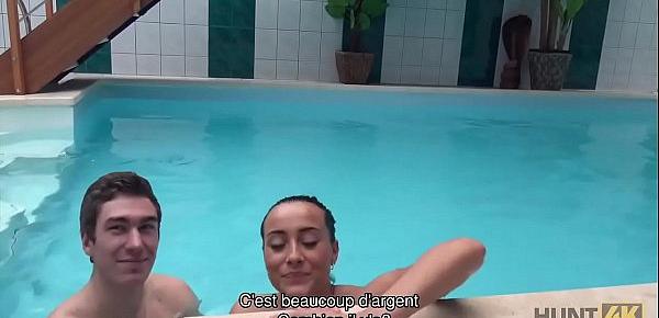  HUNT4K. Aventuras sexuales en una piscina privada